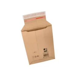 SOBRE PARA ENVIOS Q-CONNECT CARTON 100% RECICLADO Y RECICLABLE CIERRE AUTOADHESIVO314X252X72 MM COLOR KRAFT