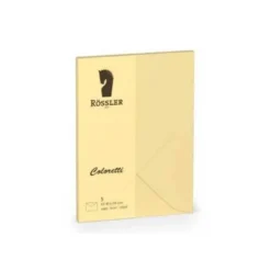 SOBRE ROSSLER COLORETTI C7 COLOR MARRON ARENA 81X114 MM PACK DE 5 UNIDADES
