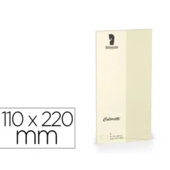 SOBRE ROSSLER COLORETTI DL AMERICANO COLOR CREMA 110X220 MM PACK DE 5 UNIDADES