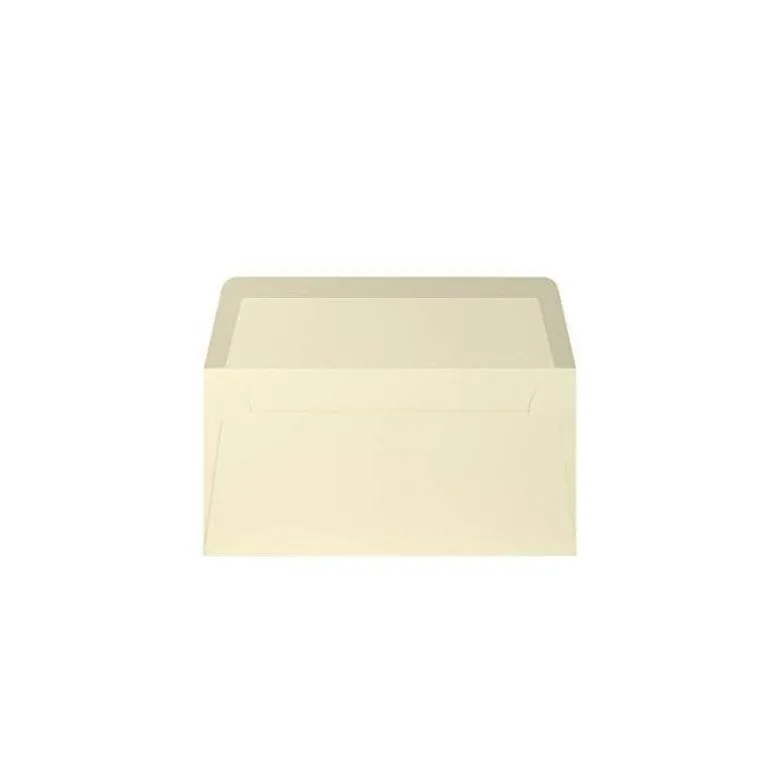SOBRE ROSSLER COLORETTI DL AMERICANO COLOR CREMA 110X220 MM PACK DE 5 UNIDADES
