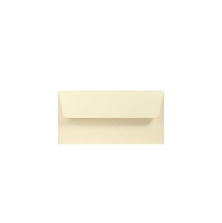 SOBRE ROSSLER COLORETTI DL AMERICANO COLOR CREMA 110X220 MM PACK DE 5 UNIDADES