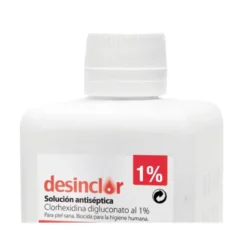 SOLUCION ANTISEPTICA CLORHEXIDINA DESINCLOR 1% BOTE DE 500 ML
