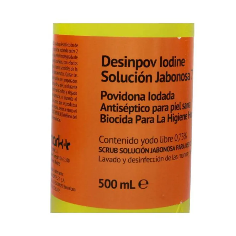 SOLUCION ANTISEPTICA CLORHEXIDINA DESINCLOR JABON 0,8 % BOTE DE 500 ML
