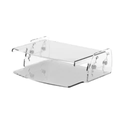 SOPORTE FELLOWES PARA MONITOR CLARITY AJUSTABLE 5 POSICIONES TRANSPARENTE 70X256X320 MM HASTA 15 KG