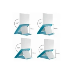 SOPORTE PARA PORTATIL LEITZ ERGO COSY AJUSTABLE 4 ALTURAS COLOR AZUL 310X50X247 MM