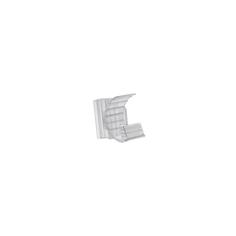 SOPORTE PORTAPRECIOS Q-CONNECT CURVO CLIP DE GRAN AGARRE Y AJUSTABLE PARA ESTANTERIA ETIQUETA 26X22 MM