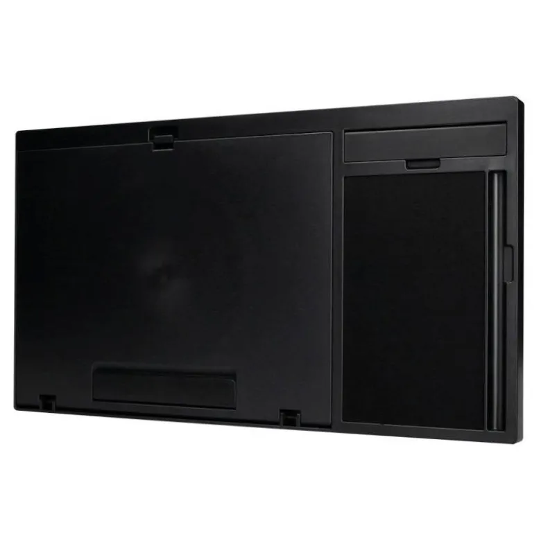 SOPORTE Q-CONNECT ANCHO PARA PORTATIL MOVIL RATON HASTA 17" AJUSTABLE 7 ANGULOS DIFERENTES COLOR NEGRO