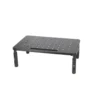 SOPORTE Q-CONNECT PARA MONITOR METALICO REGULABLE EN ALTURA CON SOPORTE PARA MOVIL 371X235X145 MM
