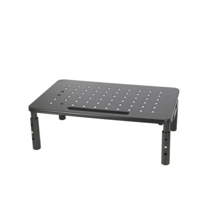 SOPORTE Q-CONNECT PARA MONITOR METALICO REGULABLE EN ALTURA CON SOPORTE PARA MOVIL 371X235X145 MM