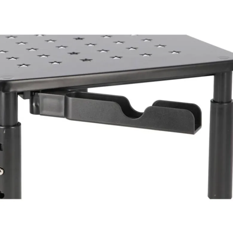 SOPORTE Q-CONNECT PARA MONITOR METALICO REGULABLE EN ALTURA CON SOPORTE PARA MOVIL 371X235X145 MM