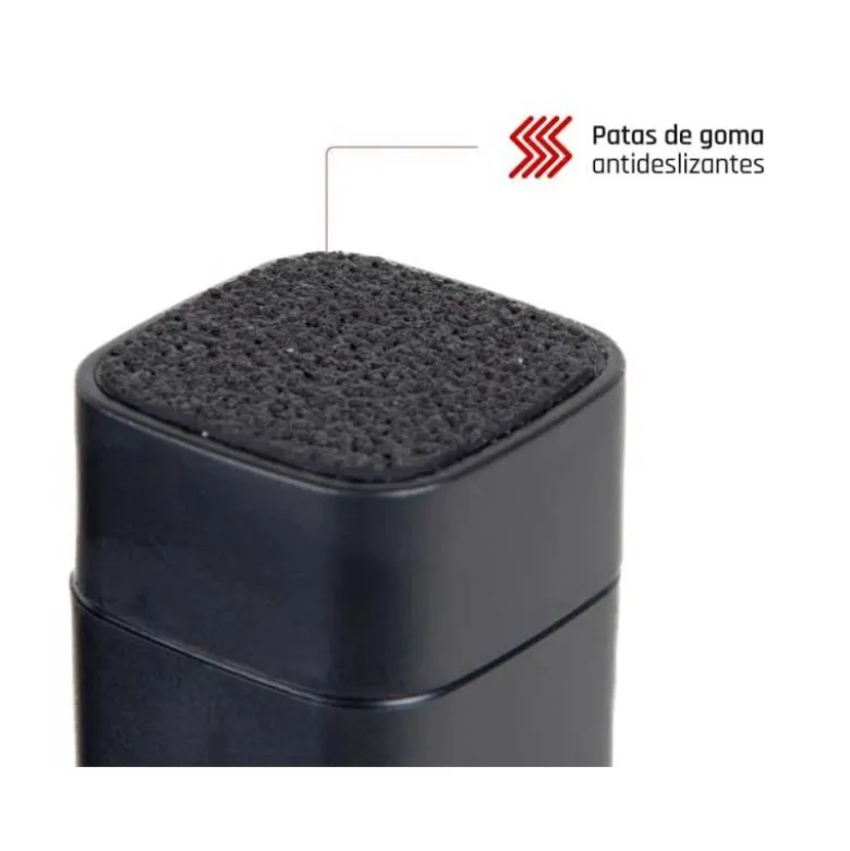 SOPORTE Q-CONNECT PARA MONITOR/IMPRESORA CON CAJON Y AJUSTABLE A DOS ALTURAS 10,3CM A 13,3CM COLOR NEGRO