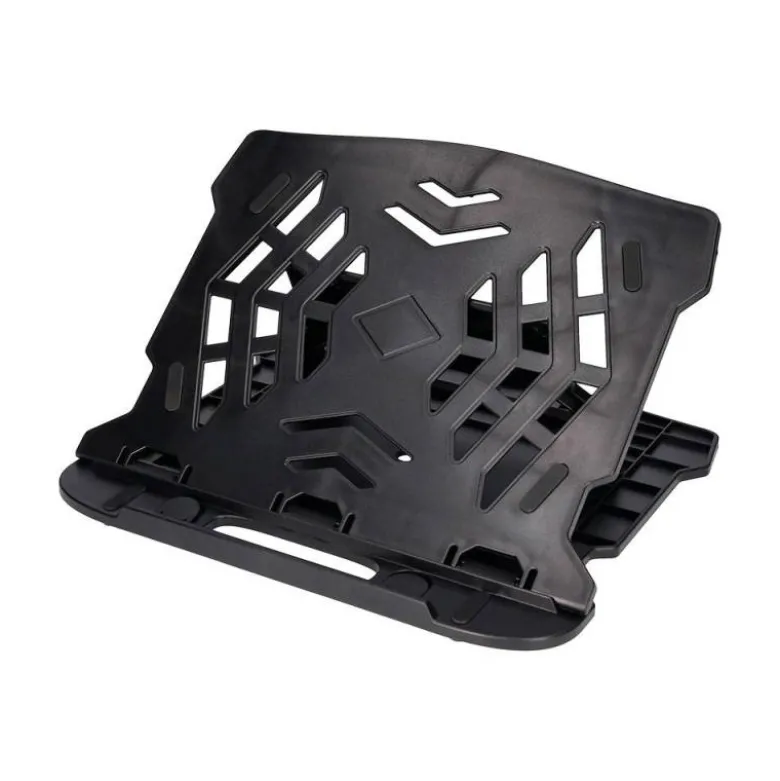 SOPORTE Q-CONNECT PARA PORTATIL HASTA 17" AJUSTABLE 7 ANGULOS DIFERENTES COLOR NEGRO 260X280X60 MM