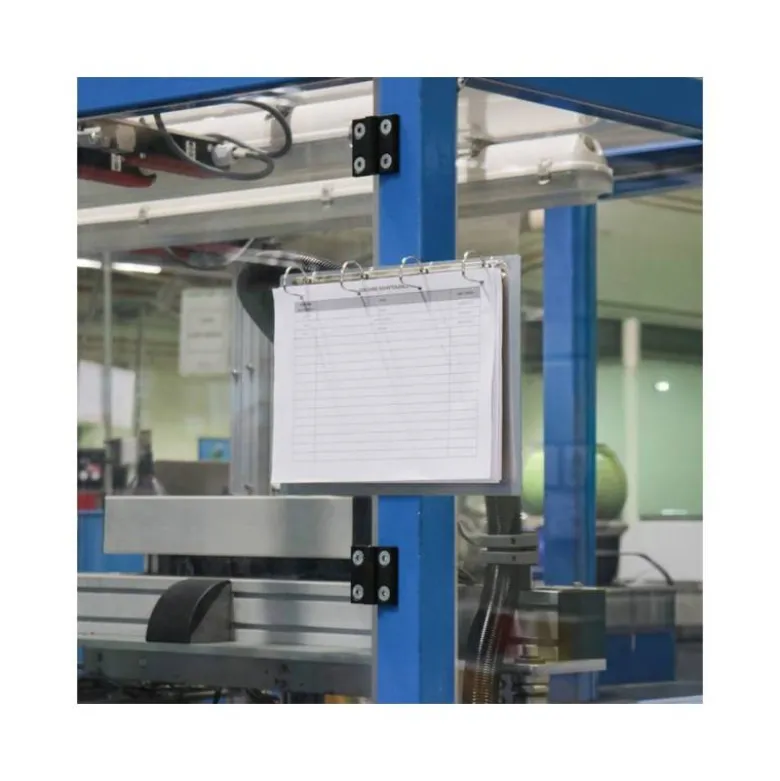 SOPORTE METALICO MAGNETICO DJOIS ALUMINIO 4 ANILLAS 30 MM DIN A4 HORIZONTAL