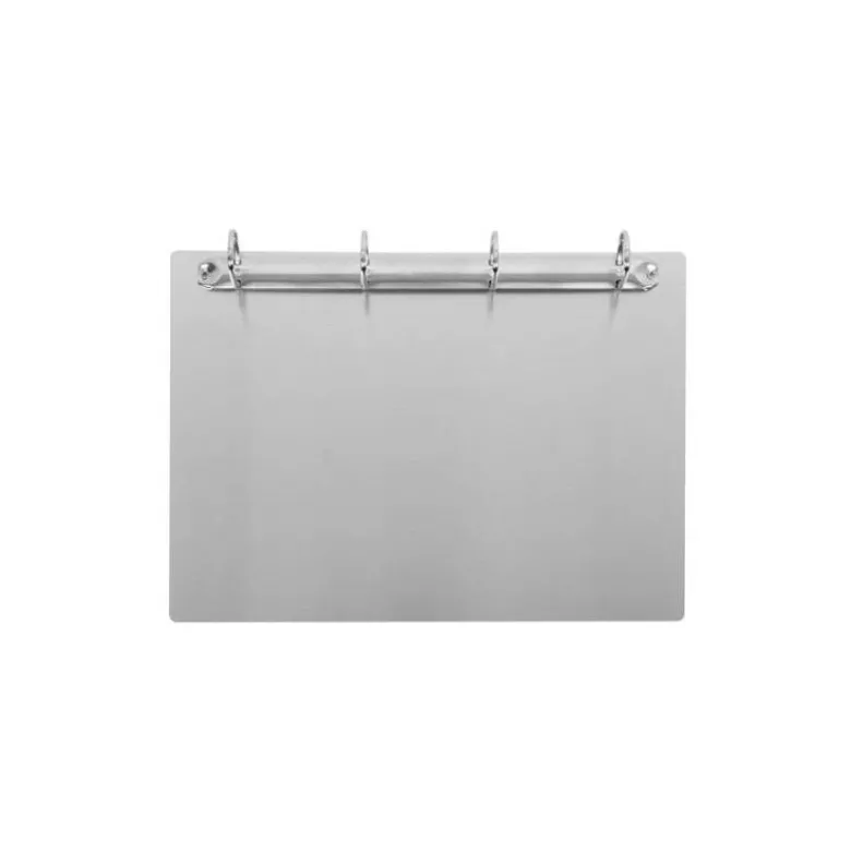 SOPORTE METALICO MAGNETICO DJOIS ALUMINIO 4 ANILLAS 30 MM DIN A4 HORIZONTAL