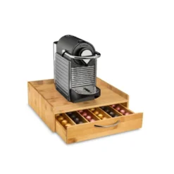 SOPORTE PARA CAPSULAS DE CAFE CEP SILVA BAMBU 1 CAJON 305X326X98 MM
