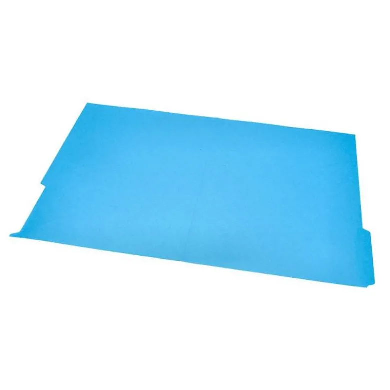 SUBCARPETA CARTULINA LIDERPAPEL FOLIO PESTAÑA INFERIOR 240G/M2 AZUL