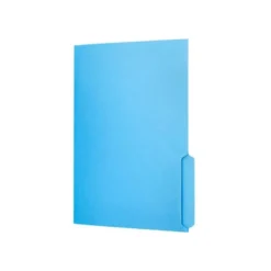 SUBCARPETA CARTULINA LIDERPAPEL FOLIO PESTAÑA INFERIOR 240G/M2 AZUL