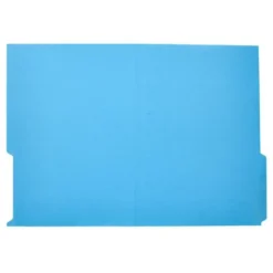 SUBCARPETA CARTULINA LIDERPAPEL FOLIO PESTAÑA INFERIOR 240G/M2 AZUL