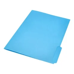 SUBCARPETA CARTULINA LIDERPAPEL FOLIO PESTAÑA INFERIOR 240G/M2 AZUL