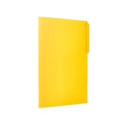 SUBCARPETA CARTULINA LIDERPAPEL FOLIO PESTAÑA SUPERIOR 240G/M2 COLOR AMARILLO