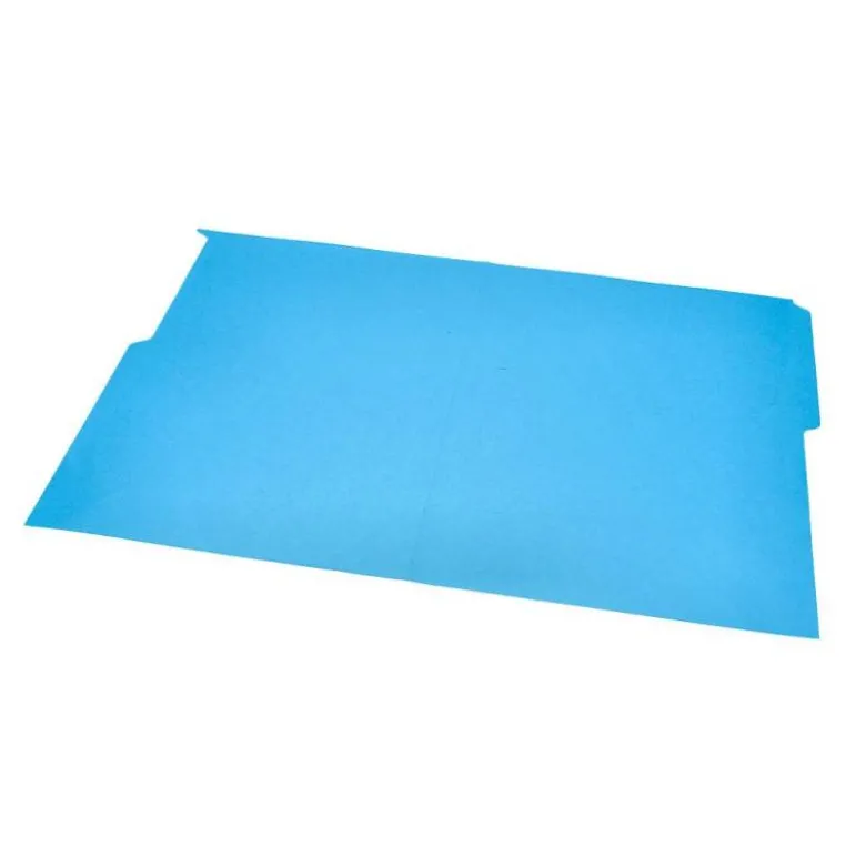 SUBCARPETA CARTULINA LIDERPAPEL FOLIO PESTAÑA SUPERIOR 240G/M2 AZUL
