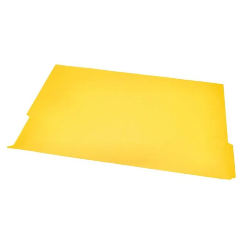 SUBCARPETA CARTULINA LIDERPAPEL A4 PESTAÑA INFERIOR 240G/M2 COLOR AMARILLO
