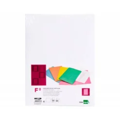 Subcarpeta de cartulina Liderpapel tamaño folio blanco 180g/m2