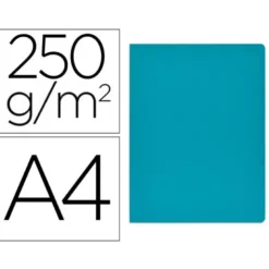 Subcarpeta Gio DIN A4 250 gr Cartulina color azul