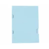 Subcarpeta plastificada Liderpapel Tamaño folio Azul 160 g/m2 Tres uñeros
