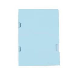 Subcarpeta plastificada Liderpapel Tamaño folio Azul 160 g/m2 Tres uñeros