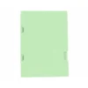 Subcarpeta plastificada Liderpapel Tamaño folio Verde 160 g/m2 Tres uñeros