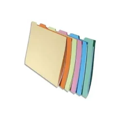 Subcarpeta Cartulina DIN A4 Exacompta con Clasificador Colores Surtidos 210 gr