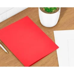 Subcarpeta cartulina Din A4 Liderpapel color rojo