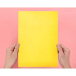 Subcarpeta cartulina Din A4 Liderpapel color amarillo