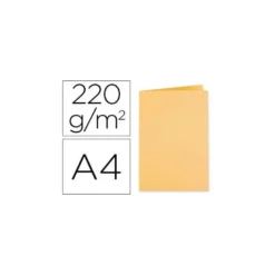 SUBCARPETA CARTULINA EXACOMPTA DIN A4 CREMA 220 GR