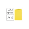 SUBCARPETA CARTULINA EXACOMPTA DIN A4 AMARILLO 220 GR