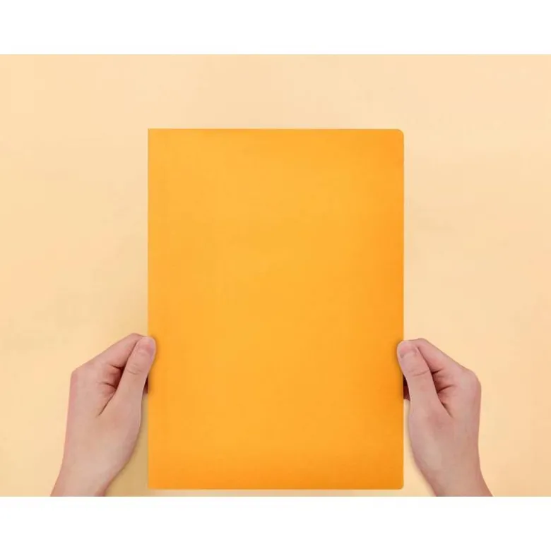 Subcarpeta cartulina folio Liderpapel color naranja