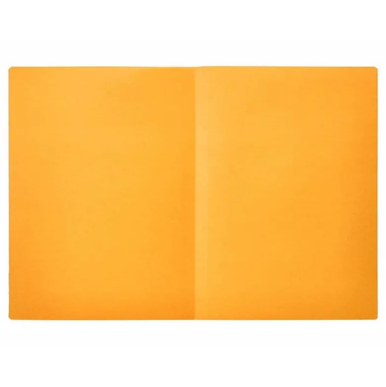 Subcarpeta cartulina folio Liderpapel color naranja