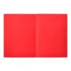Subcarpeta cartulina folio Liderpapel color rojo