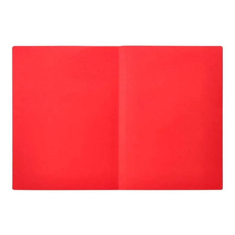 Subcarpeta cartulina folio Liderpapel color rojo