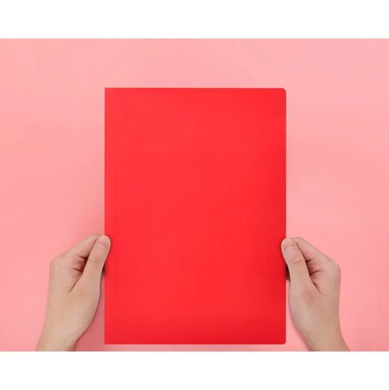 Subcarpeta cartulina folio Liderpapel color rojo