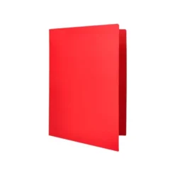 Subcarpeta cartulina folio Liderpapel color rojo