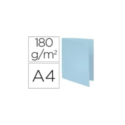 Subcarpeta Cartulina Reciclada DIN A4 Exacompta Celeste 170 gr