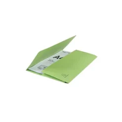 Subcarpeta Cartulina Reciclada DIN A4 Exacompta con bolsa Verde 290 gr