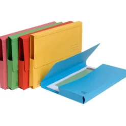 Subcarpeta Cartulina Reciclada DIN A4 Exacompta con bolsa Colores Surtidos 290 gr 50 unidades