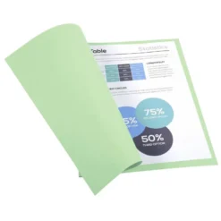 Subcarpeta Cartulina Reciclada DIN A4 Exacompta Verde Claro 170 gr