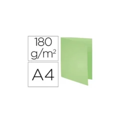 Subcarpeta Cartulina Reciclada DIN A4 Exacompta Verde 170 gr