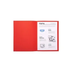 Subcarpeta Cartulina Reciclada DIN A4 Exacompta Rojo 170 gr
