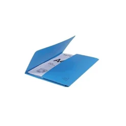 Subcarpeta Cartulina Reciclada DIN A4 Exacompta con bolsa Celeste 290 gr