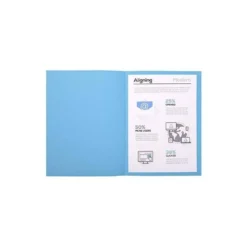 Subcarpeta Cartulina Reciclada DIN A4 Exacompta Azul 170 gr